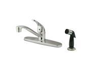 Single Handle Kitchen Faucet With Side Sprayer