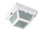 Nuvo Lighting 77 879 Single Light 10 Carport Flush Mount Ceiling Fixture with F