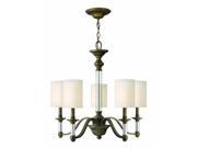 Hinkley Lighting 4795EZ Chandeliers Indoor Lighting English Bronze with Brass Highlights