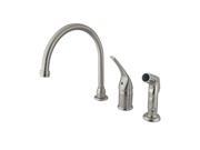 Kingston Brass KB828 Kitchen Faucet Satin Nickel