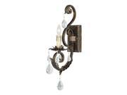 Savoy House Chastain Tortoise Shell Silver 1 Light Sconce 9 5316 1 8