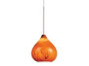 WAC Lighting Truffle Quick Connect Pendant Amber Shade QP933 AM CH