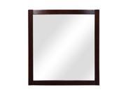 DecoLav 9712 Gavin Alexandra 30 Rectangular Wall Mirror with Solid Wood Frame Espresso