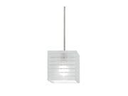 WAC Lighting Tulum Quick Connect Pendant Frosted Shade QP914 FR BN