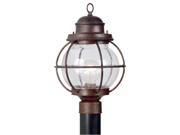 Kenroy Home Hatteras 1 Light Post Lantern Gilded Copper Finish 90967GC