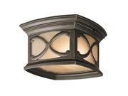 Kichler 49232 Two Light Outdoor Ceiling Fixture from the Franceasi Collection