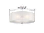 Minka Lavery 4397 3 Light Semi Flush Ceiling Fixture from the Clarte Collection
