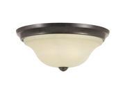 Feiss Morningside 2 Light Indoor Flush Mount Grecian Bronze FM251GBZ