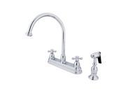 Kingston Brass KB3751AXBS Kitchen Faucet Polished Chrome
