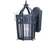 Maxim Cathedral 1 Light Outdoor Wall Lantern Country Forge 30041CDCF