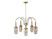 Murray Feiss F2826 5DAB Chandeliers Indoor Lighting Dark Antique Brass