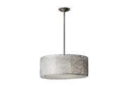 Feiss Wired 3 Light Chandelier in Brushed Steel F2702 3BS