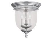 Livex Lighting Legacy Ceiling Mount in Polished Nickel 5021 35
