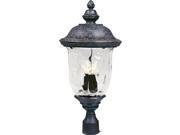 Maxim Carriage House VX 3 Light Outdoor Post Lantern 40420WGOB