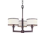 Maxim Lighting Nexus 3 Light Chandelier Oil Rubbed Bronze 12054WTOI