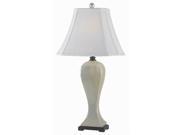 Kenroy Home Onoko Table Lamp Pearlized White Finish 32070PWH