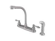 High Arch Kitchen Faucet With Non Metallic Sprayer