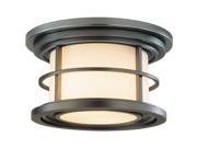 Feiss Lighthouse 2 Light Ceiling Fixture in Burnished Bronze OL2213BB