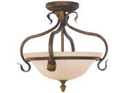 Feiss Sonoma Valley 3 Light Indoor Semi Flush Mount SF215ATS