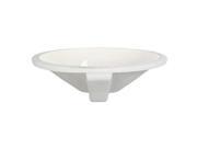 DecoLav 1412 Classically Redefined 16 5 16 Oval Undermount Vitreous China Lavat