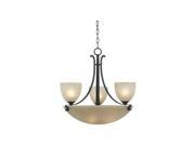 Kenroy Home Willoughby 6 Light Chandelier Forged Graphite Finish 91914FGRPH