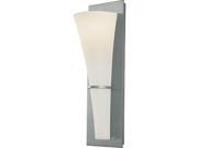 Murray Feiss Barrington 1 Light Sconce in Brushed Steel WB1341BS