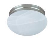 Maxim Lighting 2 Light Flush Mount Satin Nickel 5885MRSN