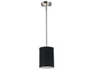 Z Lite 171 6 1 Light Down Lighting Mini Pendant with Fabric Round Shade from the