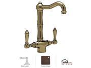 Rohl A1680LMTCB 2 Bar Faucet Tuscan Brass