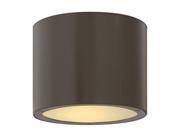 Hinkley Lighting 1663 1 Light Outdoor Dark Sky Flush Mount Ceiling Fixture from