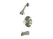 Kingston Brass KB3638PX Tub and Shower Faucet Satin Nickel
