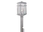 Feiss Mission Lodge 1 Light Post in Brushed Aluminum OL3408BRAL