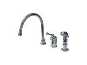 Single Handle Kitchen Faucet with Chrome Sprayer
