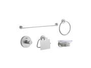 Grohe 40 344 Essentials Collection Accessory Kit with 24 Towel Bar Towel Ring