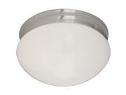 Maxim Lighting 2 Light Flush Mount Satin Nickel 5881WTSN