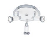 Eglo 200098A Eridan 3x50W Track Light in Chrome and Shiny White Finish