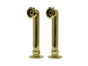 Kingston Brass Cc6Rs2 Leg Tub Filler Riser Polished Brass Finish Sold In Pairs