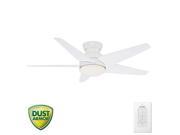 59021 52 in. Contemporary Isotope Snow White Indoor Ceiling Fan