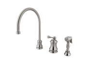 Kingston Brass KS3818BLBS Kitchen Faucet Satin Nickel