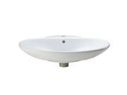 DecoLav 1411 CWH Lavatory Sink Fixture White