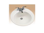 Toto LT402.4 Commercial 19 1 2 Drop In Bathroom Sink with 3 Faucet Holes Drille