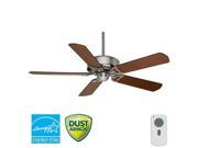 59511 54 in. Traditional Panama DC Brushed Nickel Walnut Indoor Ceiling Fan