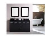 Design Element DEC305 Cosmo 60 Free Standing Vanity Set with Cabinet Top with