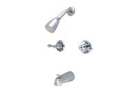 Kingston Brass KB241AL Tub and Shower Faucet Polished Chrome