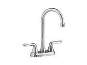 American Standard 2475.500.002 Colony Soft Double Handle Centerset Bar Sink Lavatory Faucet with Brass Gooseneck Spout Chrome