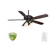 59537 60 in. Transitional Holliston Gallery Bullion Black Reclaimed Antique Indoor Ceiling Fan