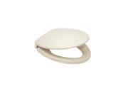 SS114 12 SoftClose Elongated Polypropylene Closed Front Toilet Seat Cover Sedona Beige