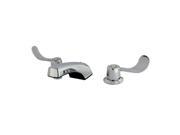 Kingston Brass KB931G Vista Widespread Bathroom Faucet with Grid Drain Assembly Polished Chrome