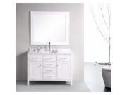 Design Element DEC076C London 48 Free Standing Vanity Set with Cabinet Top wit