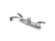 Kingston Brass KB6271LL Legacy Centerset Kitchen Faucet with Metal Lever Handles Polished Chrome